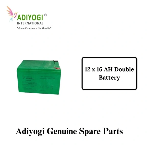 Adiyogi Bhoomi 12 x16 AH Double Battery