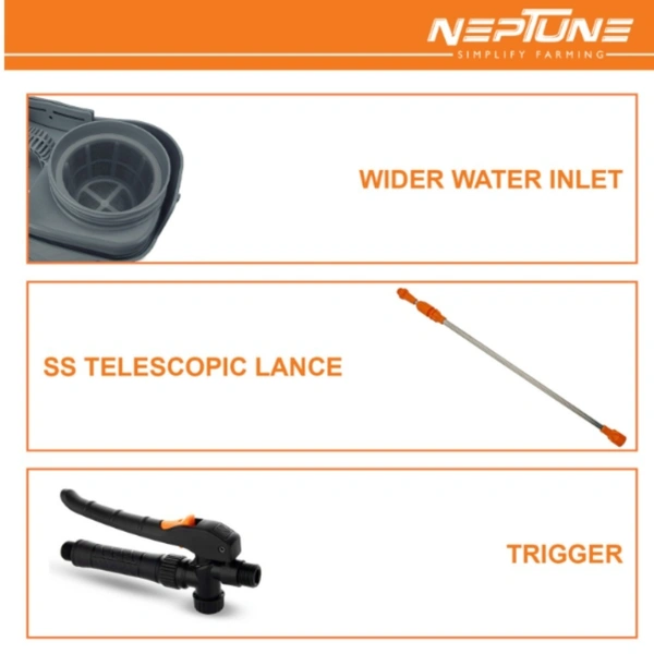Neptune MAX 14Plus Double Motor Battery Sprayer