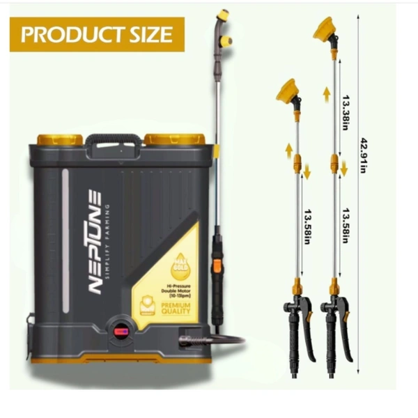 Neptune MAX Gold 14Plus Double Motor Battery Sprayer