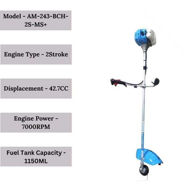 Agrimate 2Stroke Sidepack Brush Cutter (AM-243-BCH-2S-MS+)
