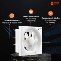 Orient Ventilator DX 150MM Exhaust Fan  - White