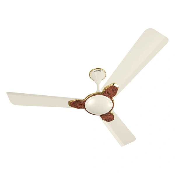 Anchor By Panasonic Otrix Prime Star 1200MM Hi Speed Ceiling Fan  - Metallic Ivory Walnut