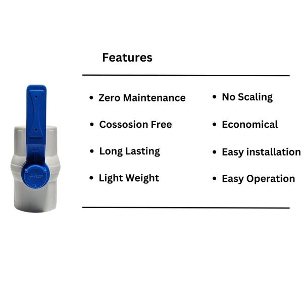 Kothari PP Ball Valve - 63MM - 2"Inch