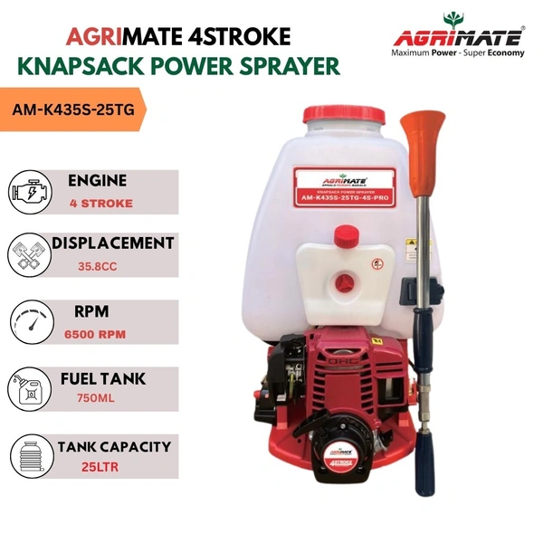 Agrimate Gx35 4Stroke Knapsack Power Sprayer
