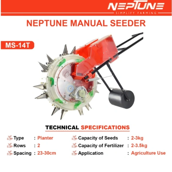 Neptune 14Teeth Manual Rotary Seeder (MS-14T)