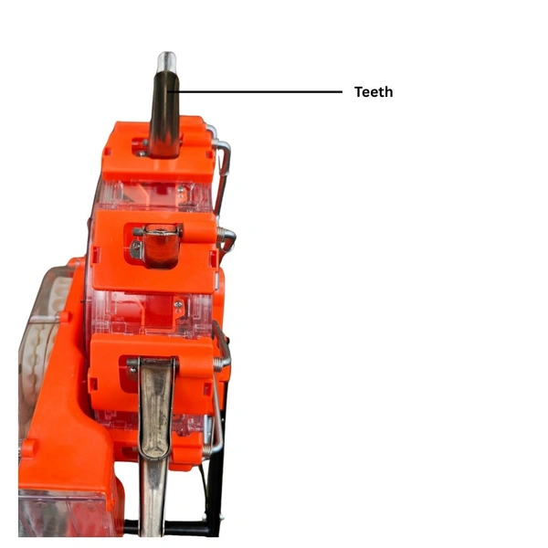 Manual seeder teeth without plastic set