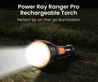 Crompton Power Ray Ranger Pro 3W LED Torch Light Rechargeable 