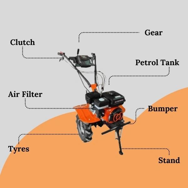Adiyogi Bhoomi 7HP Petrol Power Weeder