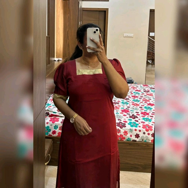 "Shiny Silky" Vichitra Silk - With Crepe Lining - XXL