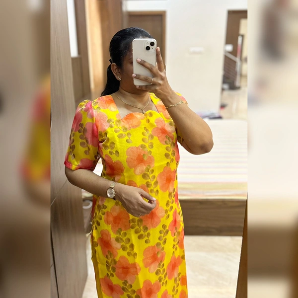 Organza Kurti ( With Lining) - XXl