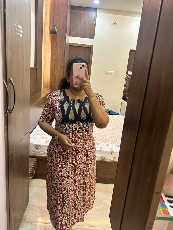 Pure Cotton Kurti ( No Lining) - XXL