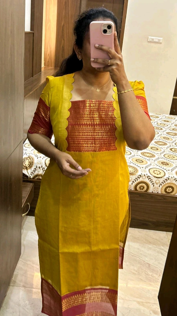 Kanchi Cotton Kurti  - XL