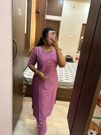 Slubsilk Co-ord Set  ( No Lining) - XXL