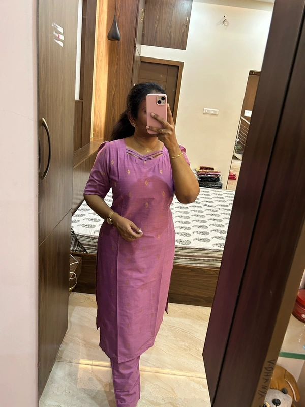 Slubsilk Co-ord Set  ( No Lining) - XXL
