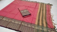 Raspberry Naraynpet Kurta With Dupatta  - S