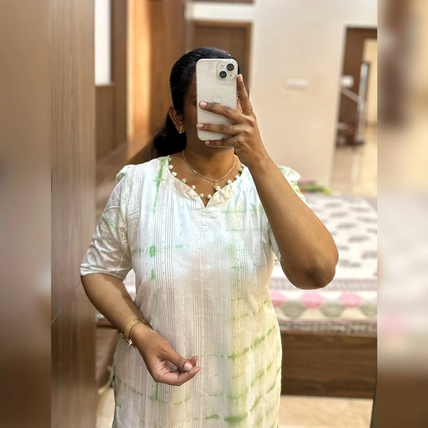 "The Blessing" Tie and Die Kurta - With Lining - XL