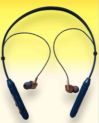 Sighnechar 72 Hrs Backup Bluetooth Headphones & 3D neckBehind  - Black, Free