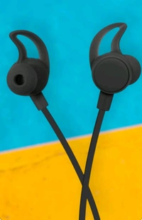 Wireless Neckband Blootuth Calling Headphone  - Black, Free