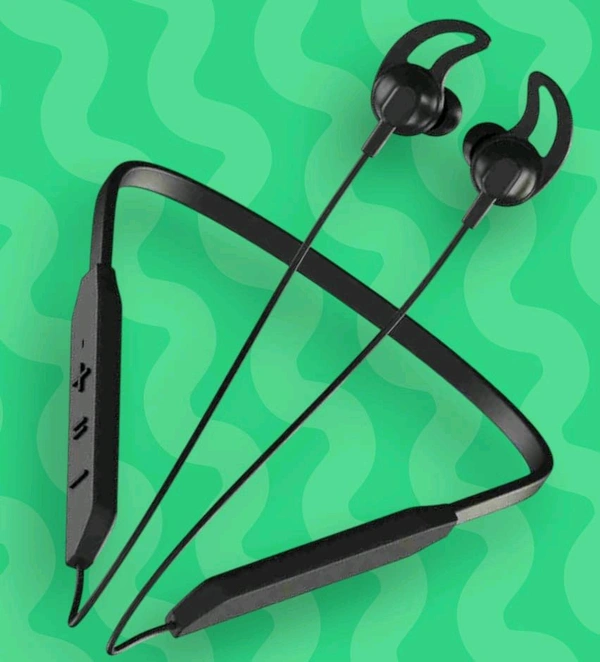Neckband Wireless With Mic Headphones/Earphones Bluetooth Headset - Royal Blue, Free