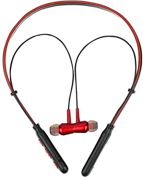 Smart Calling Bluetooth Headphones  - Red Orange, Free