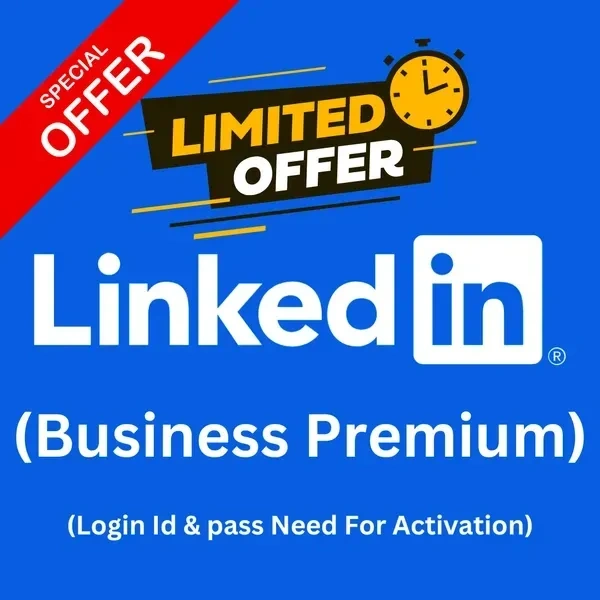 LinkedIn Business Premium- 12 Months [Login Credential Required]