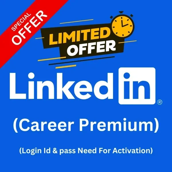  LinkedIn Career Premium- 12 Months [Login Credential Required]