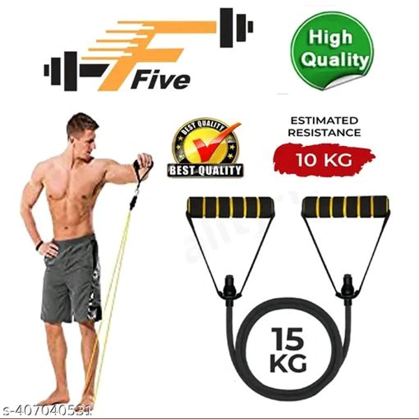 High Quality Resistance Tube with Foam Handles, Dooranchor for Exercise & Stretching, Suitable in Home & Gym Workout