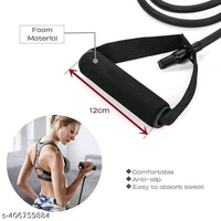 High Quality Resistance Tube with Foam Handles, Dooranchor for Exercise & Stretching, Suitable in Home & Gym Workout