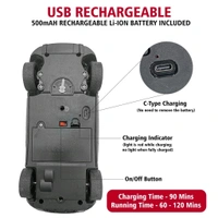 Wembley RC Car High Speed Mini 1:24 Scale USB Rechargeable Remote Control Car for Kids Toys for Boys Black - Black