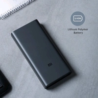 Mi 10000mAH Li-Polymer, Micro-USB & Type C Input Port, Power Bank 3i with 18W Fast Charging - Black
