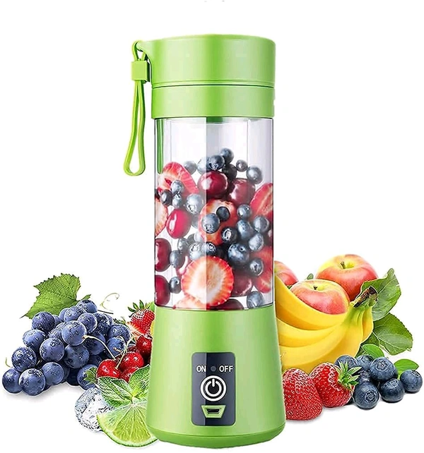 6 Blade Smoothie Maker & Portable Electric USB Juice Maker Bottle | Rechargeable Bottle for Home Office