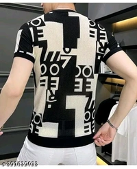 Mens Staylist Printed Cotton Blend Tshirt - Xl