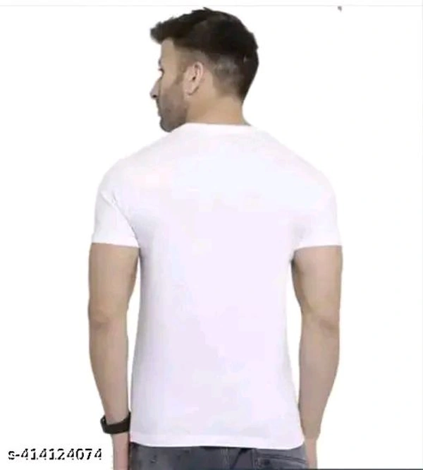 Men Tshirt Black And White (Pack Of 2) - L