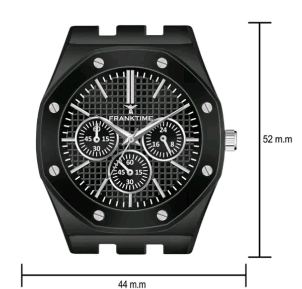 Premium Analog Watch ⌚ - Black