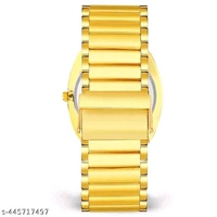 Gold Date Series Analog Premium Watch ⌚ - Gold
