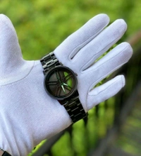 Luxury Spinning Watch Tencel  - Red