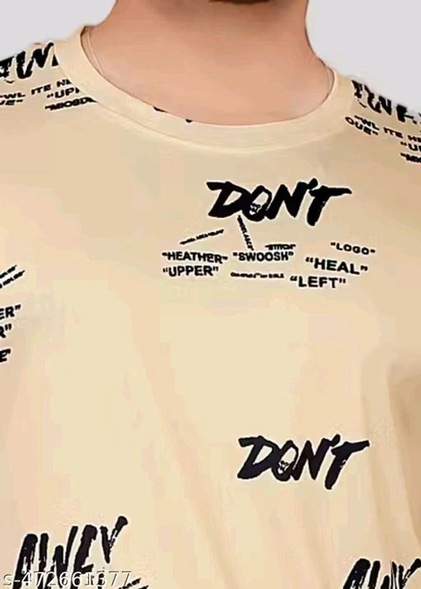 Mens Staylish Casual Lycra T-Shirt
 - XL
