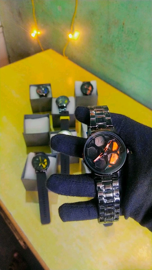 LAMBORGHINI 🏎️🤩⌚ - Web Orange, Fully Adjustable