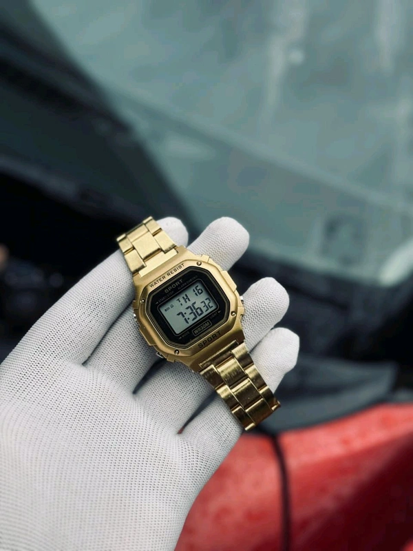 CASINO WATCH IN GOLD  - Selective Yellow, FULLY AUTOMATIC