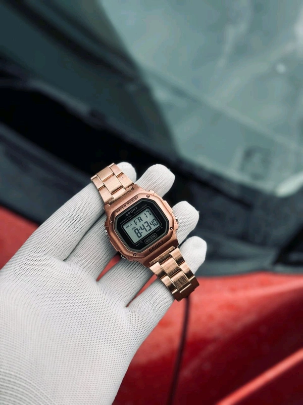 CASINO WATCH IN UNIQ colour  - Saffron, Fully Automatic