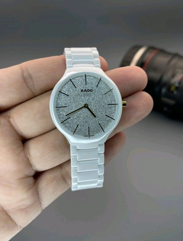 Ceramic Watch For Boys  - White, Fully Adjustable