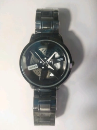 White 🍚 BMWM WHEEL WATCH + adjustment TOOL + CLEAN TOOL + PREMIUM BOX - White, Fully Automatic