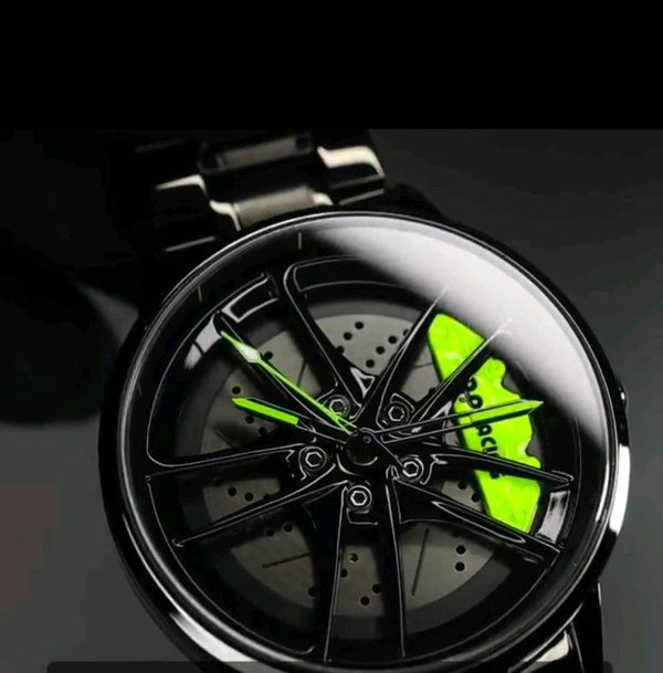 CARS WHEEL WATCH 4 U 🏎️🤩. - Green