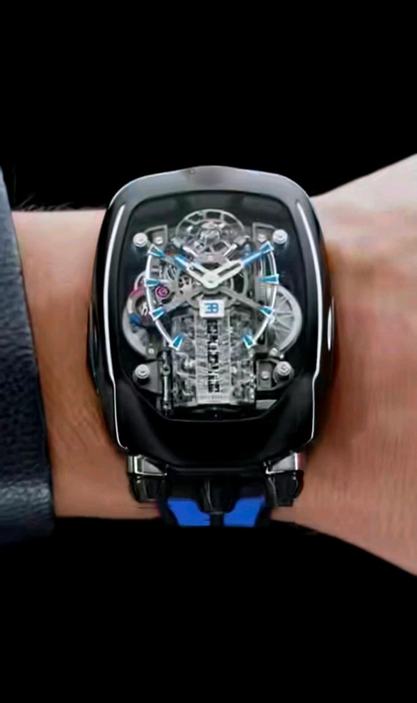 BUGATTI CHIRON WATCH  - Blue, Automatic