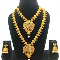 Necklace Jwelery - Beautiful Swan Design   South Indian Necklace SetProduct code - RM-46446Base Metal: Alloy.
Plating: 