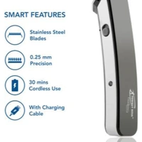 Trimmer for Men - Trimmer for Men Product code - RM-36889Blade Material: Stainless Steel.
Trimming Range: 0.25 - 9 mm.