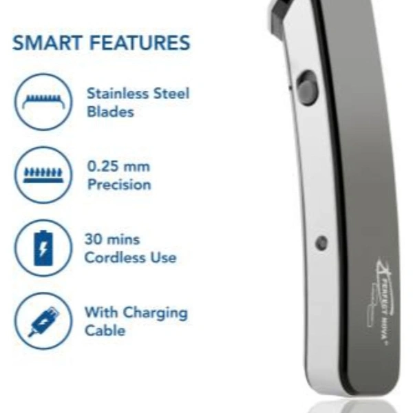 Trimmer for Men - Trimmer for Men Product code - RM-36889Blade Material: Stainless Steel.
Trimming Range: 0.25 - 9 mm.