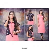 Kirti With Jacket - Black Red White Blue, Women's Straight Kurti with a JacketProduct code - RM-52508Women's Straight Kurti with Jacket.
Mater, Ml Xl Xxl