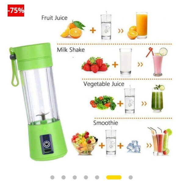 USB Rchaargable Jucer Blender #RM098 - ask availability, Rechargeable USB Juicer Blender Bottle with USB Charging Cable (380 ml)Product code - RM-41029Double, 380 ml