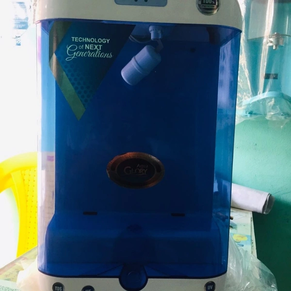 Aqua Glory RO+UV Water Purifier - Blue Green Black, Aquaglory water Purifier best look Transparent water, NPENT
